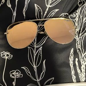 Quay golden sunglasses